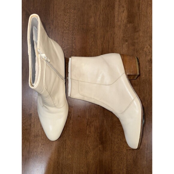 Giorgio Brutini Men’s Leather Ankle Boots 2” Heel Zip Western Mod Retro 8.5W - Picture 2 of 13